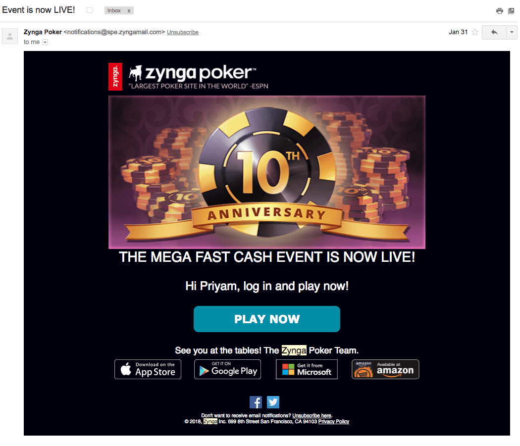 zynga notification
